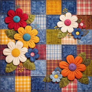 PANEL JEANS PATCHWORK KYTIČKY 4