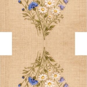 PANEL KOSMETICKÁ TAŠTIČKA - LUČNÍ KVÍTÍ NA LNU