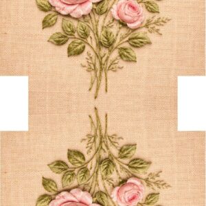 PANEL KOSMETICKÁ TAŠTIČKA - RŮŽE NA LNU