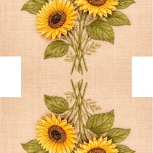 PANEL KOSMETICKÁ TAŠTIČKA - SLUNEČNICE NA LNU