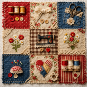 PANEL PATCHWORK ŠVADLENKA 2