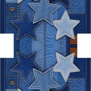 PANEL KOSMETICKÁ TAŠTIČKA - PATCHWORK HVĚZDY