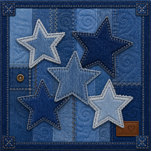 PANEL PATCHWORK HVĚZDY