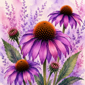 PANEL ECHINACEA FIALOVÁ