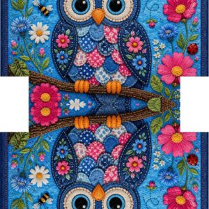 PANEL KOSMETICKÁ TAŠTIČKA - QUILT SOVA 2