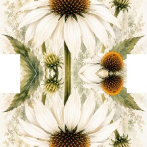 PANEL KOSMETICKÁ TAŠTIČKA - ECHINACEA BÍLÁ